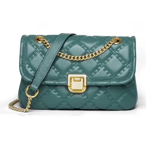 Espin Сумка через плечо из коровьей кожи среднего размера женская экрю туманный синий черный