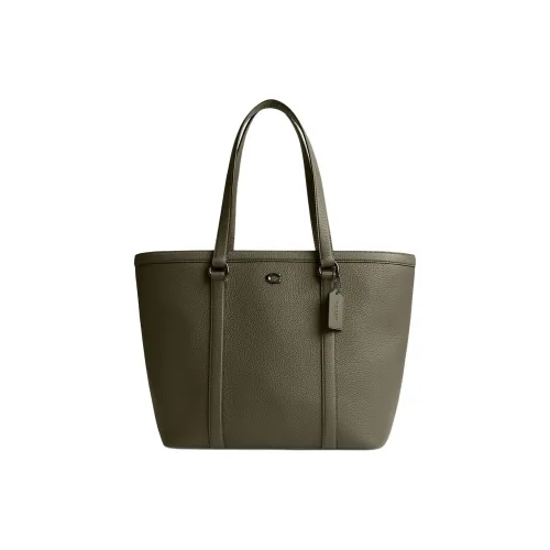 COACH Gotham Кожа Тоут Сумка Сумка для покупок Сумка на плечо Сумка Большая Женская Армейский зеленый