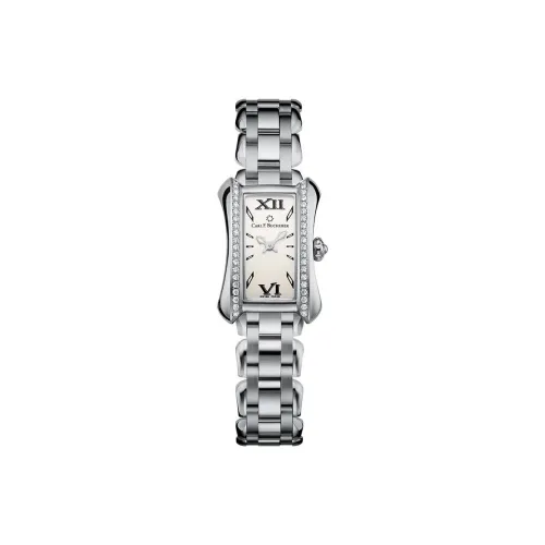 BUCHERER Elegant Collection Кварцевый механизм Женские часы Watch 21*30MM Белый циферблат Корпус из нержавеющей стали