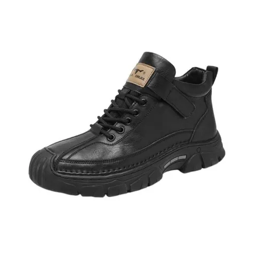 GNSJ Casual MID Топ Черный Мужской