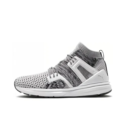 PUMA Slip-resistant Abrasion-resistant Breathable MID Running Top Women's Gray PUMA Противоскользящий Устойчивый к истиранию Дышащий MID Беговая обувь Женская Серый