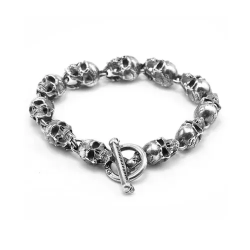 DAN DREAM Винтажный Серебряный Браслет с Бусинами Подарочный Набор Мужской