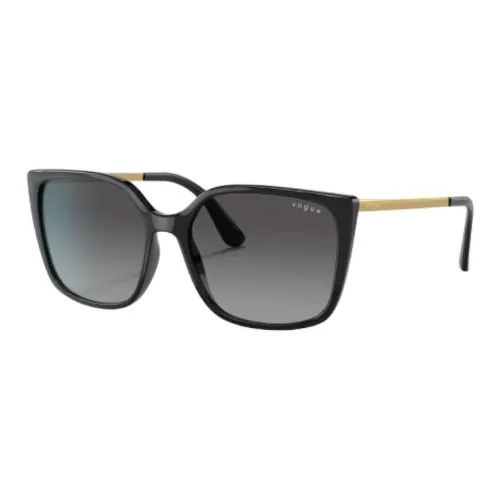 VOGUE Пластик Квадратные Солнцезащитные очки Женские Черные