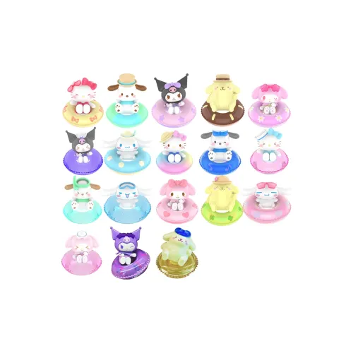 TOP TOY Sanrio Family Мини Надувной Круг Коллекция Kuromi Pochacco Модная Игрушка Оформление Слепые Коробки