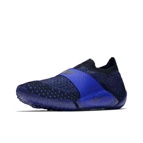 Nike NikeLab Shock Absorbers Slip Resistant Abrasion Resistant Low Top Casual Unisex Black Blue Найк NikeLab Shock Absorbers Slip Resistant Abrasion Resistant Низкий Топ Повседневный Унисекс Черный Синий