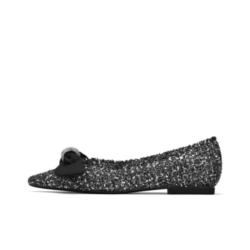 73Hours Romantic Formula Женские повседневные туфли 1 см Women's Silver Black