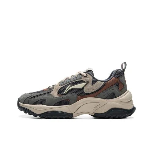 LINING Churui V2 Устойчивый к истиранию Низ Резистентный Низкий Топ Повседневный Мужской Черный Серый Зеленый