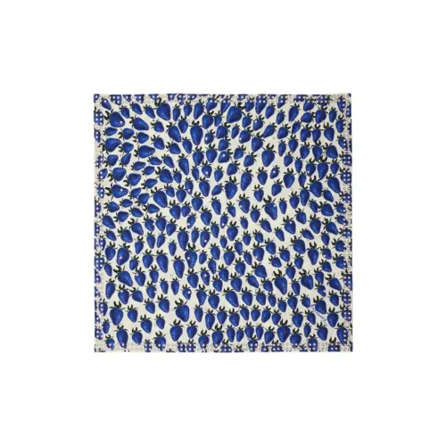 Burberry Вискоза Вязаные Шарфы Женские Синие