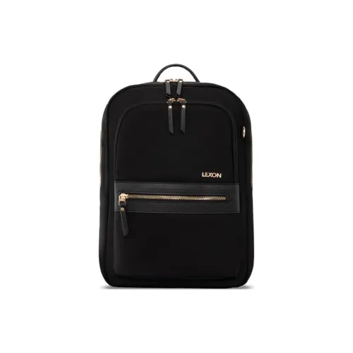 LEXON Полиэстер Рюкзак Средний Женский Черный