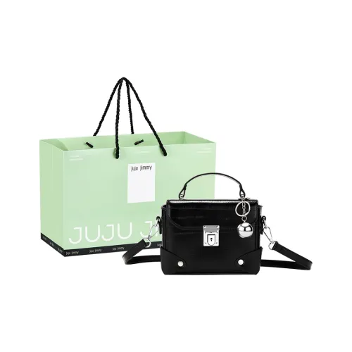 Juju Jimmy ПУ (полиуретан) Сумка через плечо Стандартная Женская Черный Белый Серебряный