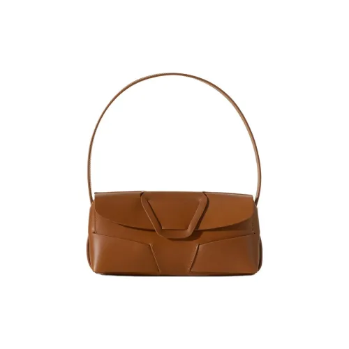 Hereu Телячья кожа Багетная сумка Сумка на плечо Сумка обычная Женская CAMEL