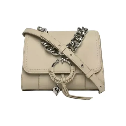 See By Chloe JOAN Series Коровья кожа крупнозернистая текстура сумка через плечо сумка женская бежевая