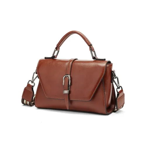 CORALDAISY Сумка из синтетической кожи сумка через плечо женская цвет земляной умбра коричневый ночной черный