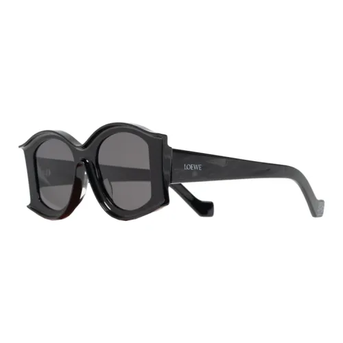 LOEWE Ацетат Нерегулярная форма Солнцезащитные очки Женские Черный