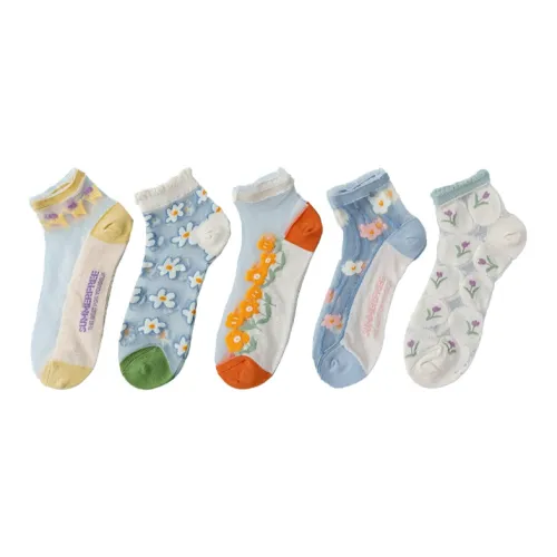 Mulong Family Низкие носки Женские упаковка из 5 пар