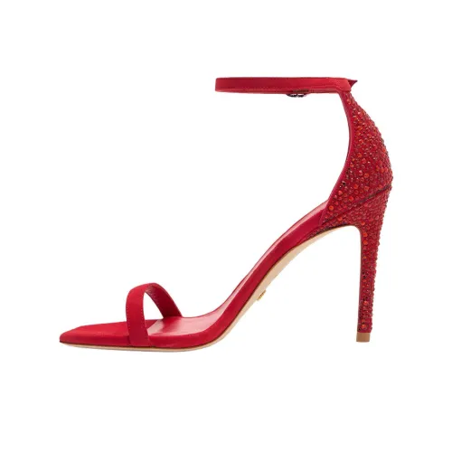 Stuart Weitzman SW Nudistcurve Royale One Ремешок Сандалии 10 см Женские Красные