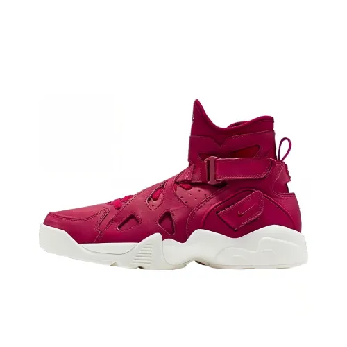 Nike Air Unlimited Slip-resistant High Top Винтажные баскетбольные кроссовки Мужские Red