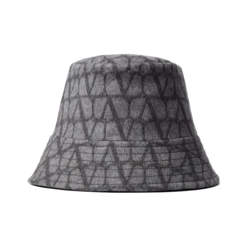 Valentino Новая шерсть Шляпы ведра Женские Синий