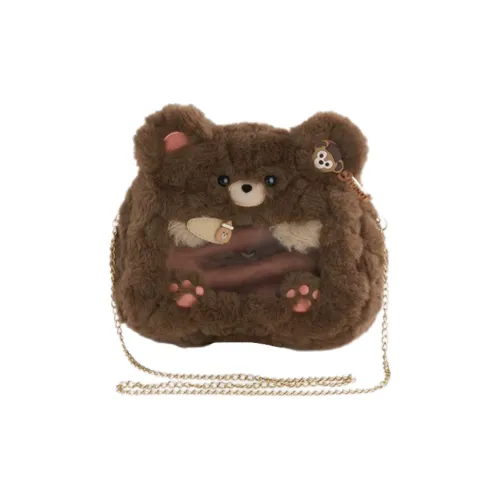 Holding Bamboo Полиэстер Сумка через плечо Стандартная Унисекс Кофейный