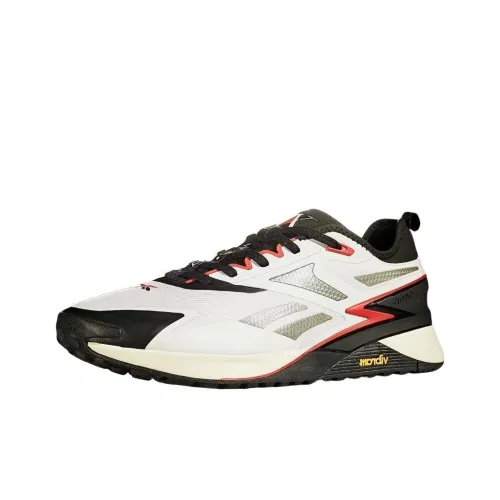 Охотник x Охотник x REEBOK Nano X3 Приключение Устойчивые к истиранию Низкие Кроссовки для тренировок Мужские Черный Белый Серебряный