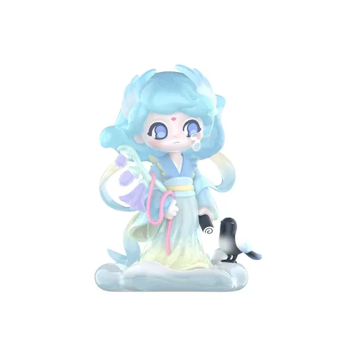 POP MART Коллаборация Edition Azura Тиби Фигурка Прозрачный Слепой Бокс на Карточке 8,6 см