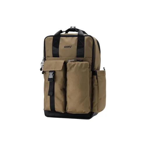 Levi's Полиэстер Рюкзак Стандартный Унисекс Темно-хаки