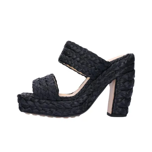 Bottega Veneta Стильные Сандалии 9 см Женские Черные