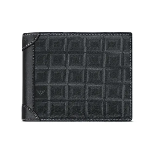 WilliamPOLO PVC Кошелек Мужской Черный