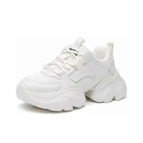 DUSTO Низкий топ массивные кроссовки женские бежевые