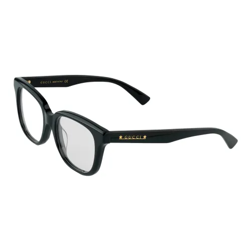 GUCCI Пластиковая оправа Квадратные Оправы для очков Женские Черные