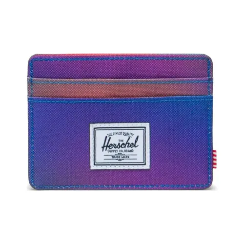 Herschel Переработанный материал Держатель для карт Женские Флоковый Синий