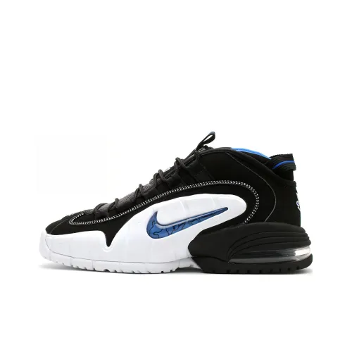 Nike Air Max Penny 1 Orlando MID Топ Винтажные баскетбольные кроссовки Унисекс Черный белый Выпуск 2000 года