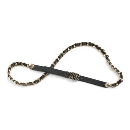 CHANEL Голень кожа, металл, смола, цепи для талии, женские