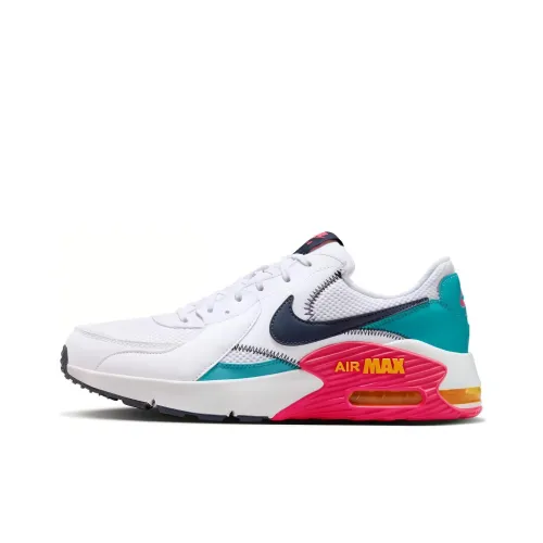 Nike Air Max Excee Exy Амортизация Износостойкий Низкий Топ Casual Мужской Белый Розовый