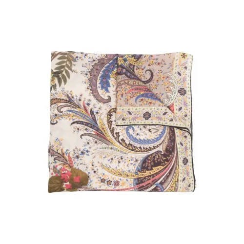 ETRO Шерсть Вязаные Шарфы Женские Многоцветные