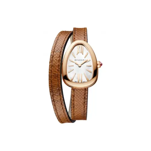 BVLGARI Кварцевый механизм Женские часы серии Serpenti, 31 мм * 23 мм * 9,5 мм, жемчужная раковина, цвет