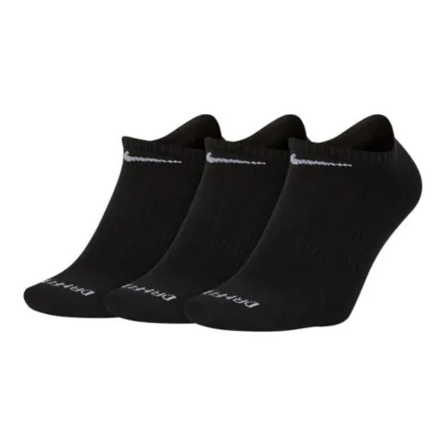 Низкие носки Nike унисекс 3 упаковки черные