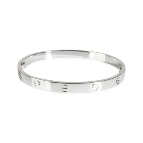 Cartier 18K Белое золото Браслеты Женские Серебро