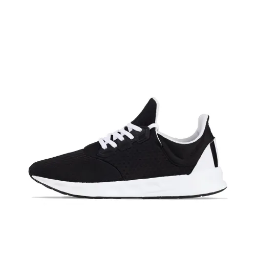 Adidas Falcon Elite 5 Амортизация и Дышащий Низкий Топ Повседневные Беговые Кроссовки Унисекс Черный Белый