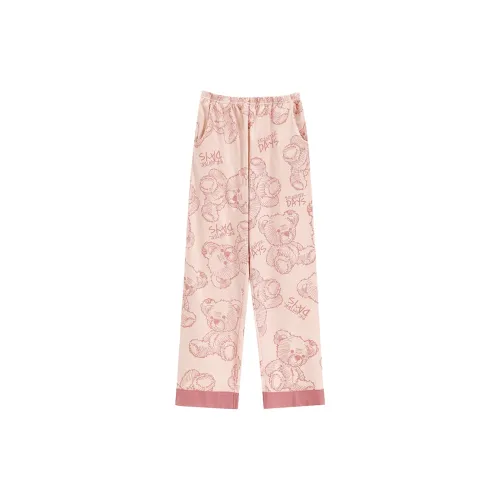 MADALLO Пижамные штаны женские светло-розовые