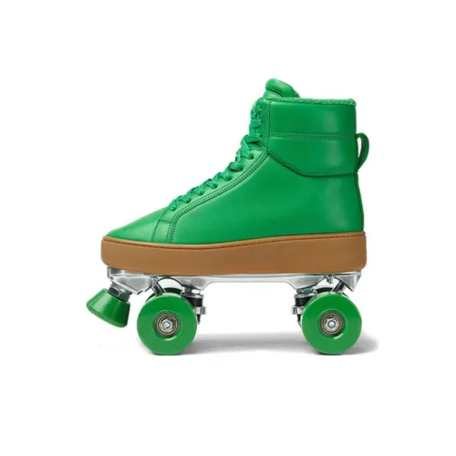 Bottega Veneta Quilt Rollers High Топ Уличная обувь Женские Зеленый