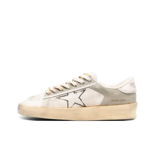 Golden Goose Stardan Скейтборд Кроссовки Низкие Белые Мужские