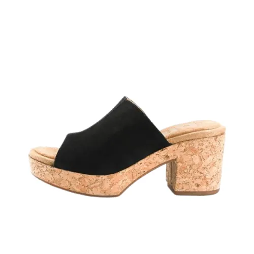 Hush Puppies Устойчивые к истиранию Слипоны Женские Смелый Черный Нубук