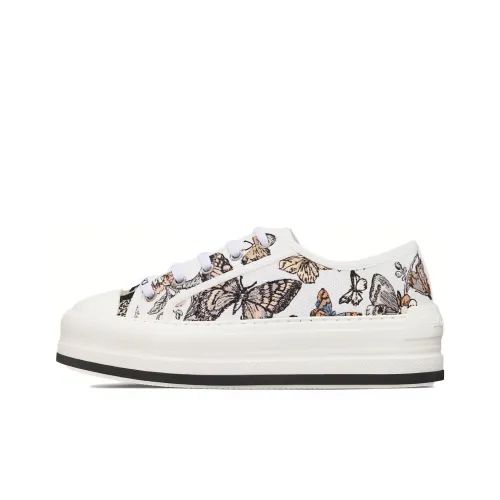 DIOR B23 Low Топ Скейтборд Кроссовки Женские Белые