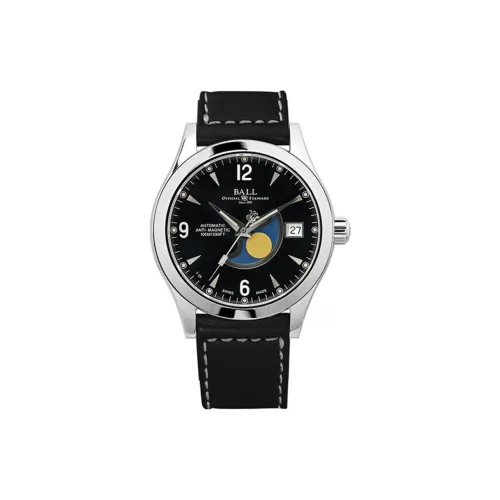 Шар Engineer II Collection Автоматический Механический Механизм Мужские Часы Часы 40 мм Черный Циферблат