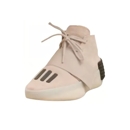 Fear Of God x Adidas Originals Athletics Амортизация Износостойкий MID Баскетбольные кроссовки Мужской Светлый Бежевый