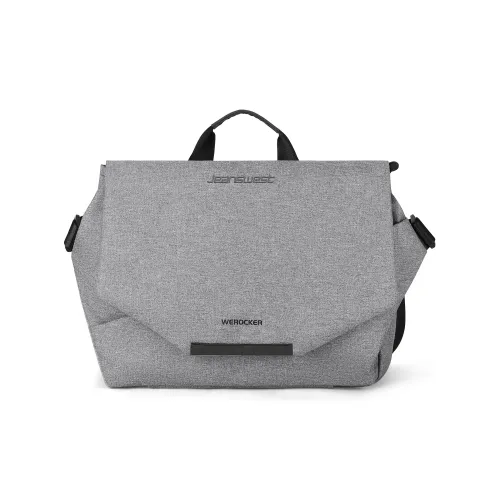 JEANSWEST Ткань Курьерская сумка Сумка через плечо Рюкзак Сумка Обычная Унисекс Серый