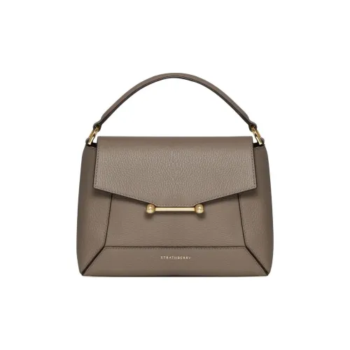 Strathberry Рельефная Телячья Кожа Сумка через плечо Сумка Женская Тауповая