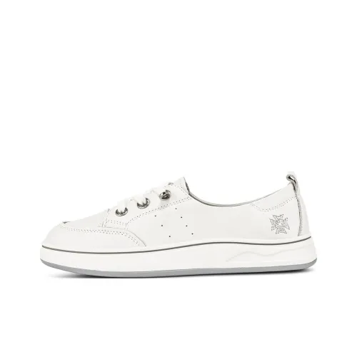 BOERDIQI Дышащий Легкий Увеличивающий Высоту Низкий Топ Повседневный Женские Белый Серый