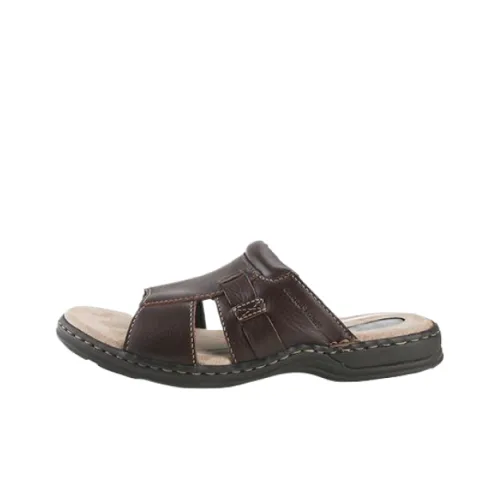 Hush Puppies Slip-Resistant Слипоны Мужские Кофейного Цвета